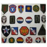 Assortment Of Miscellaneous Military Patches