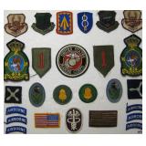 Assortment Of Miscellaneous Military Patches