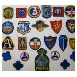 Assortment Of Miscellaneous Military Patches
