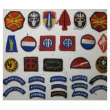 Assortment Of Miscellaneous Military Patches
