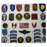 Assortment Of Miscellaneous Military Patches
