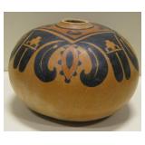 San Ildefonso Design Hand Painted Gourd