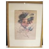 Billy Roadrunner Framed Print 15.75" X 20.75"