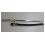 40.5" Long Katana Dragon Handle Sword w/ Sheath