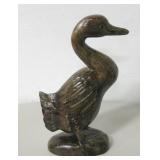 Brown Goose Garden Art 14.25" Tall