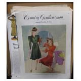 Lot Of Vintage Magazine Fashion Advertisements