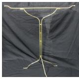 Vtg Brass Folding  Towel Rack 28" x 28"