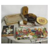 Glass Bakeware, Rooster Plates, Kitchen Valances