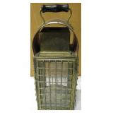 15" Tall Brass Kerosene Lamp