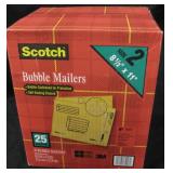 Scotch 8.5" x 11" Bubbler Mailers - NIB