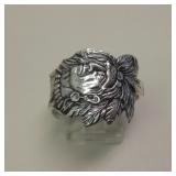 Antique Flatware Sterling Silver Ring - Cleaned