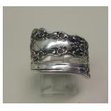 Antique Flatware Sterling Silver Ring - Hallmarked