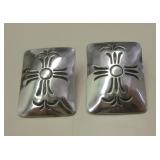 Sterling Silver Native American Earrings
