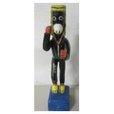 Signed Kachina 13.5" Tall