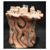 Signed 5" Tall Acoma Pueblo Ceramic Model