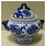 7" Tall Porcelain Lidded Jar