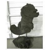 Large Decorative Wood Sculpture - 34" Tall