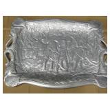 Arthur Court Vintage Aluminum Elephant Tray