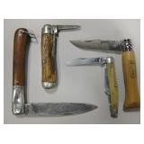 Lot Of 4 Vintage Pocket Knives