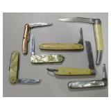 Lot Of 7 Vintage Pocket Knives