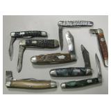 Lot Of 8 Vintage Pocket Knives