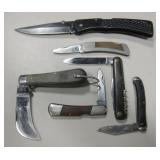 Lot Of 6 Vintage Pocket Knives