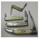 Lot Of 4 Vintage Pocket Knives