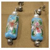 Pair of Cloisssone Earrings