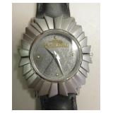 Meteorite Dial Watch w/ Leather Band