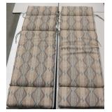 2 - Padded Chaise / Lounge Chair Cushions