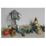Jim Beam Bottle, Frog S&P, Decor & More