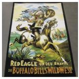 Red Eagle Throw Rug 39.5" x 59"