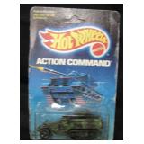 Vtg NIP 1986 Hot Wheels Action Command Tank Gunner
