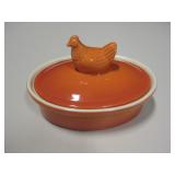 Swiss Pro Orange Lidded Chicken Top Cookware