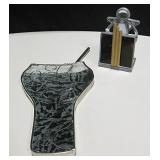 Leaded Glass Soda Glass & Angel