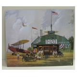 Metal US Air Mail Metal Sign - 12.5" x 10.5"