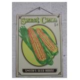 10.25" x 14" Repro Metal Sign - Sweet Corn