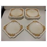 12 Crown Ducal Gainsborough England Salad Plates