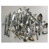 Lot Of Vintage Silver Plated Flatware