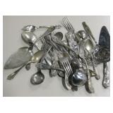 Lot Of Vintage Silver Plated Flatware