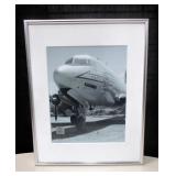 Framed Vintage Aircraft B&W Photo - 11" x 14"