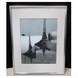 Framed Vintage Aircraft B&W Photo - 11" x 14"