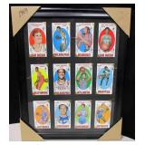 1969 Topps Basketball 12-Card Framed Collage