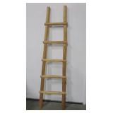 Southwestern Pueblo Style Wood Ladder - 72.5" Tall