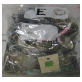 Large Bag Of Assorted Jewelry - Marked "E"