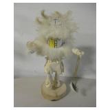 12" Tall White Cloud Kachina - Signed & Census #