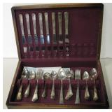 Vtg William Rogers Silver Plated Flatware w/ Box