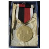 Vtg US Military Army Of Occupation Medal & Ribbon