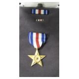 US Military Silver Star Gallantry In Action Medal