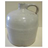 Vintage Stoneware Whiskey Jug - 7.5" Tall